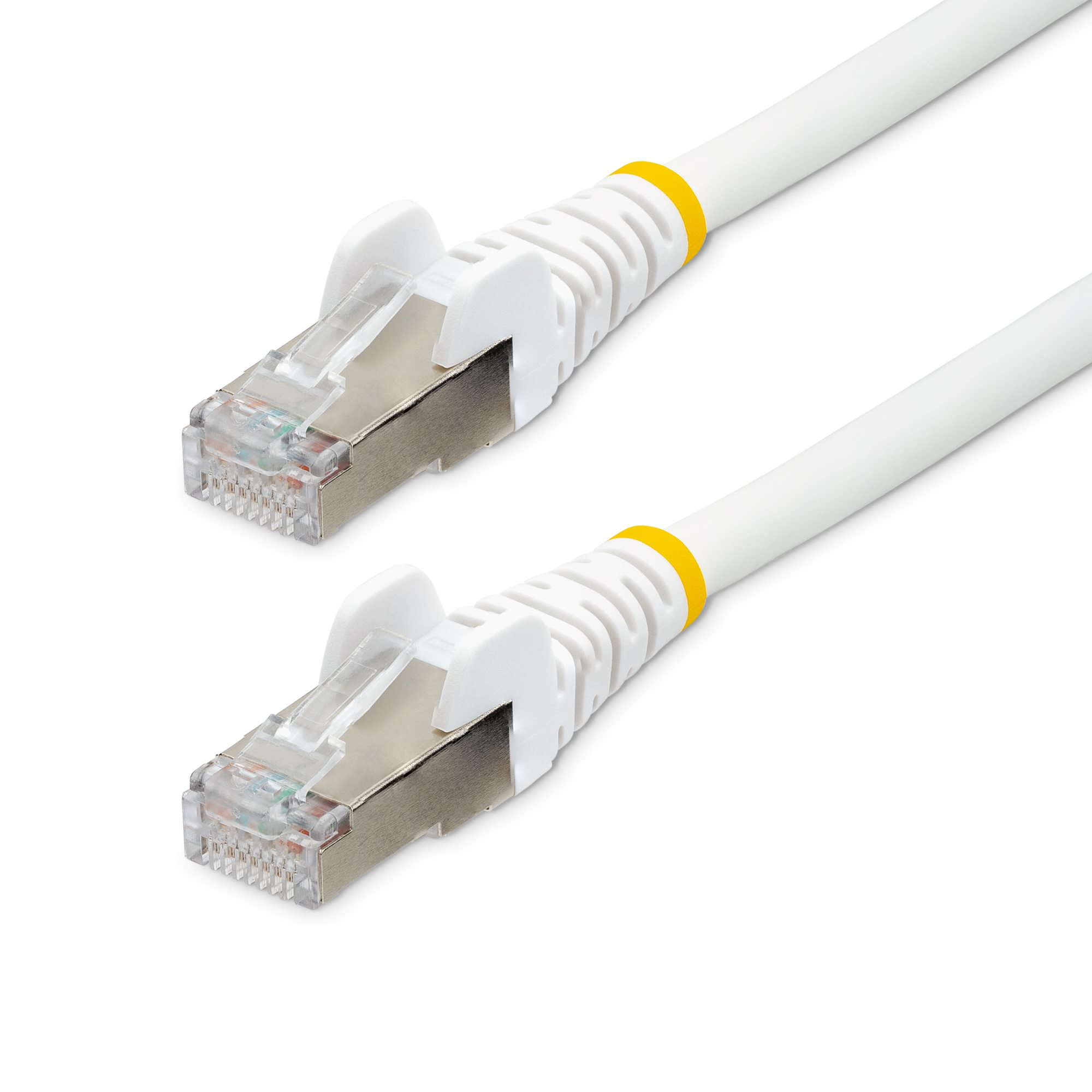 StarTech.com NLWH-50C-CAT6A-PATCH netværkskabel Hvid 0,5 m S/FTP (S-STP)