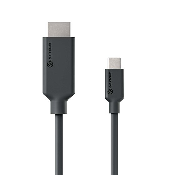 ALOGIC EL2UCHD-02 videokabel adapter 2 m USB Type-C HDMI Sort