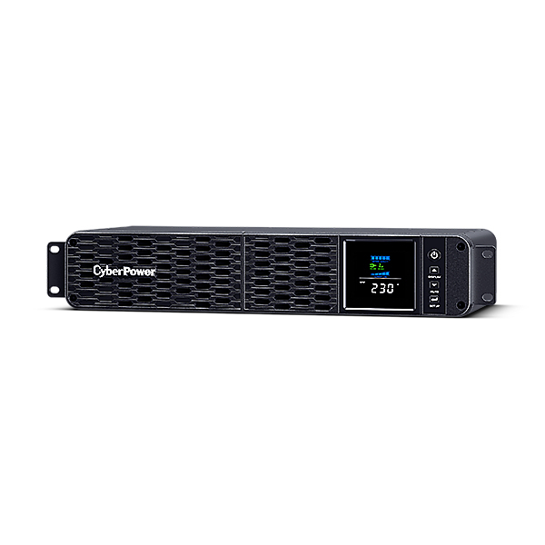 CyberPower CP1200EIPFCRM2U UPS-enhed Interaktivt indgangsstik 12 kVA 720 W 8 AC stikkontakt(er)