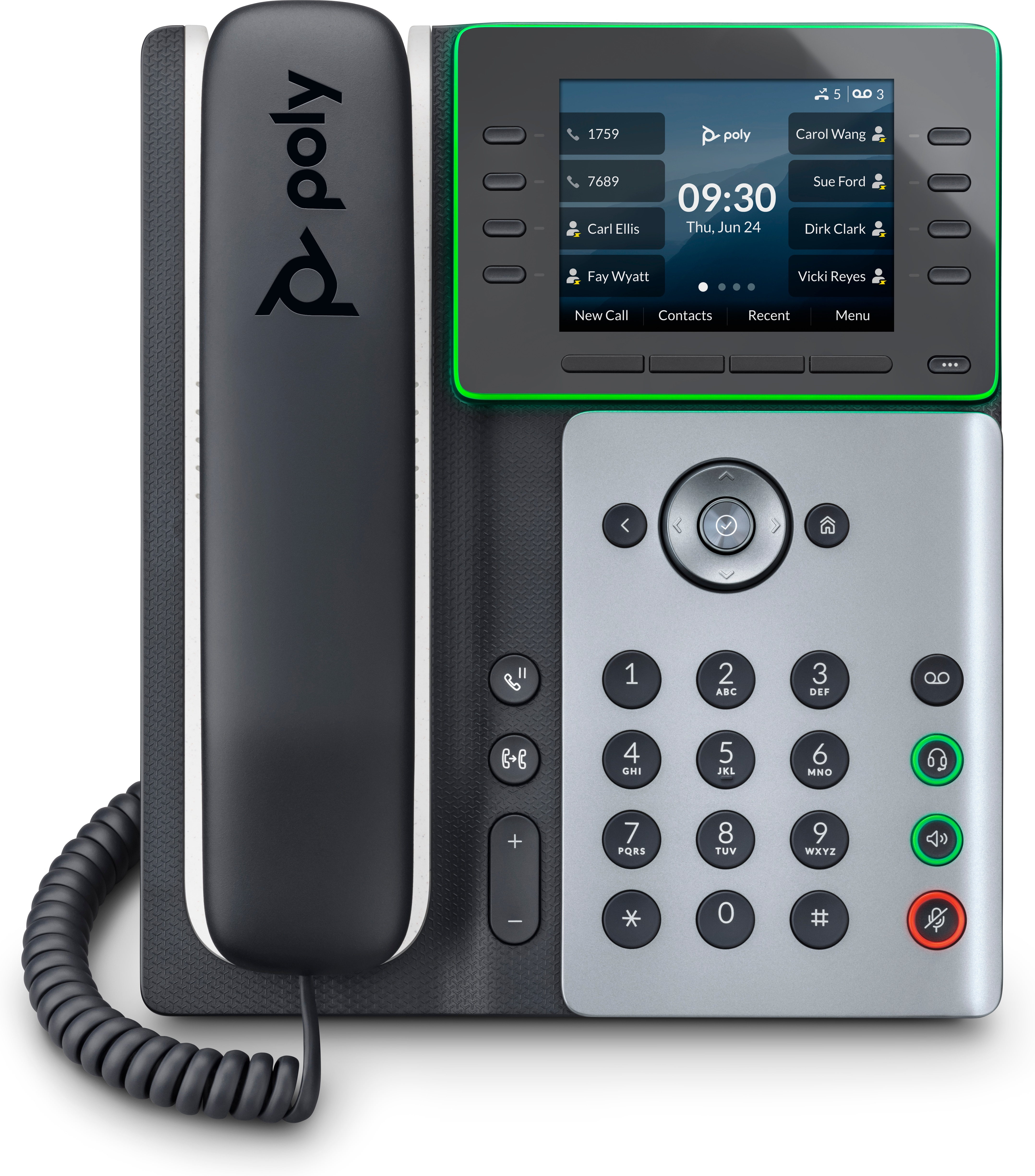 POLY Edge E300 IP-telefon og PoE-aktiveret