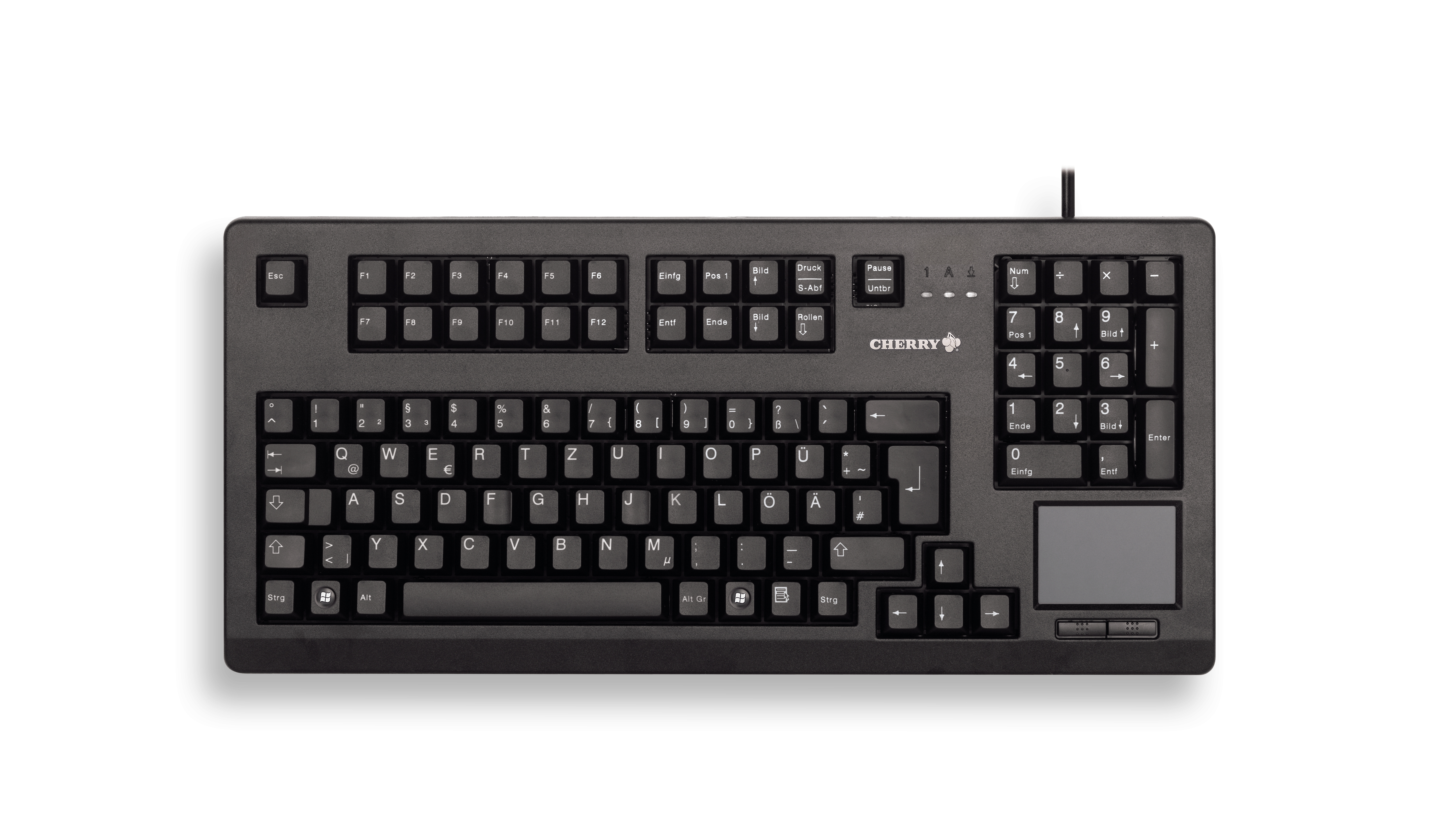 CHERRY TouchBoard G80-11900 tastatur Universel USB AZERTY Fransk Sort