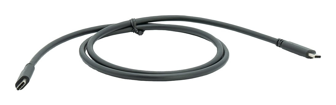 TERRA 1480361 USB-kabel USB 3.2 Gen 2 (3.1 Gen 2) USB C Sort