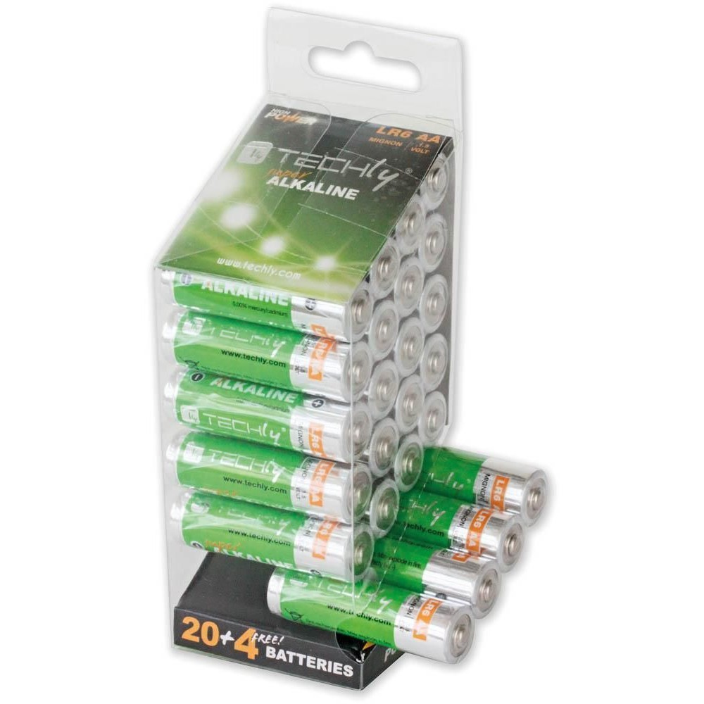 Techly LR06 AA 1.5V Engangsbatteri Alkaline