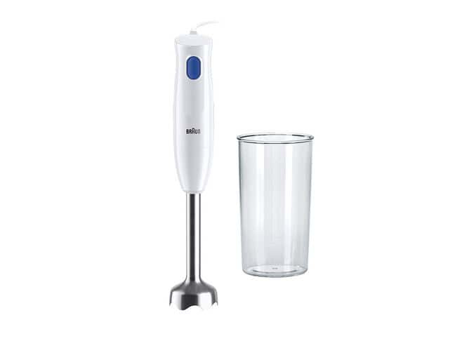 Braun MultiQuick 1 MQ10.001M 0,6 L Nedsænkning blender 450 W Blå, Hvid