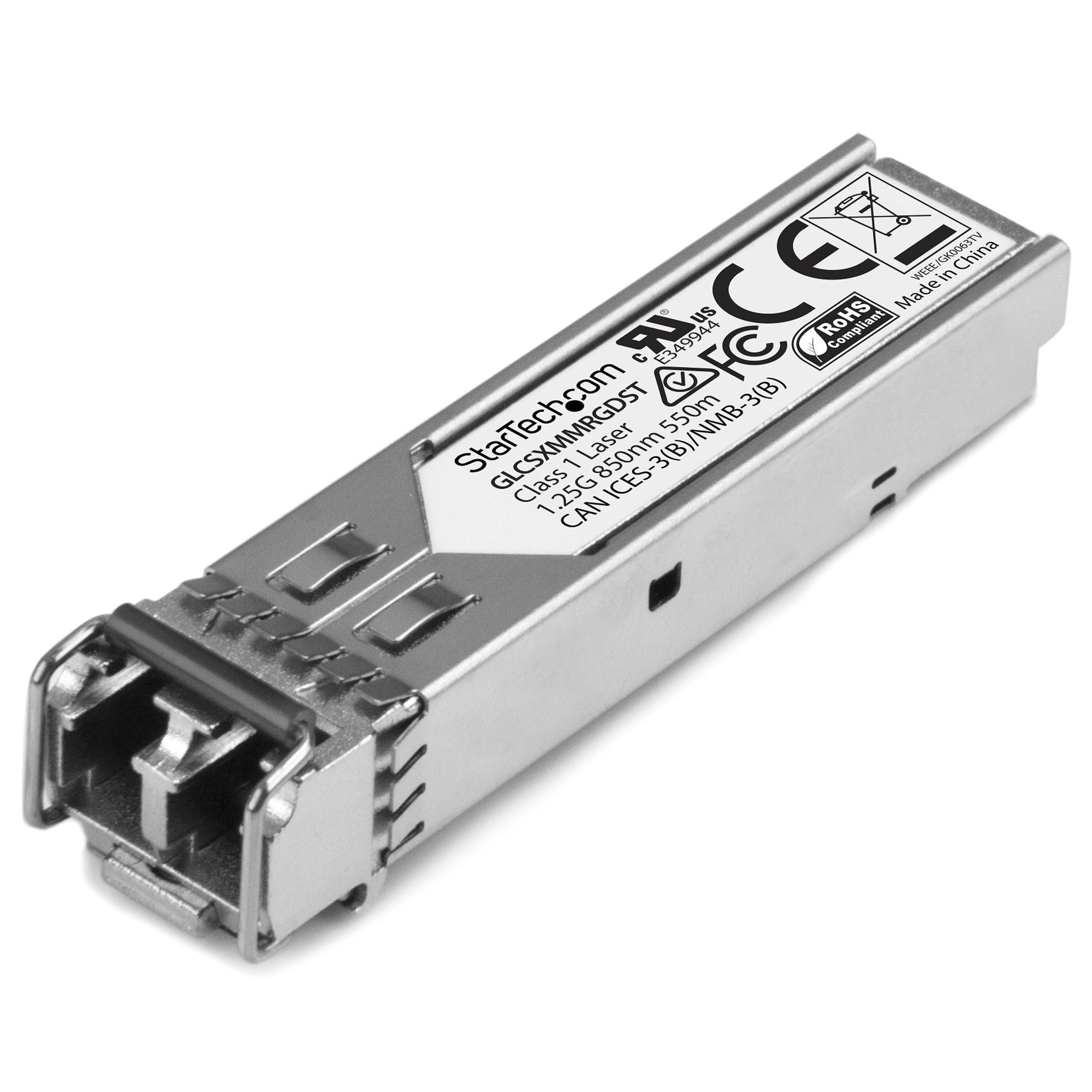 StarTech.com GLCSXMMRGDST modul til netværksmodtager Fiberoptisk 1250 Mbit/s SFP 850 nm