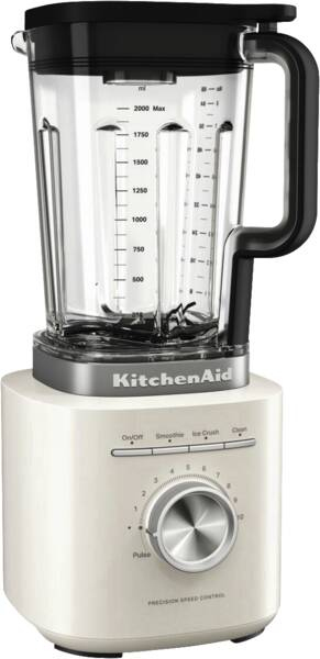 KitchenAid 5KSB2073EPL 2 L Bordplade blender 1200 W Sort, Hvid