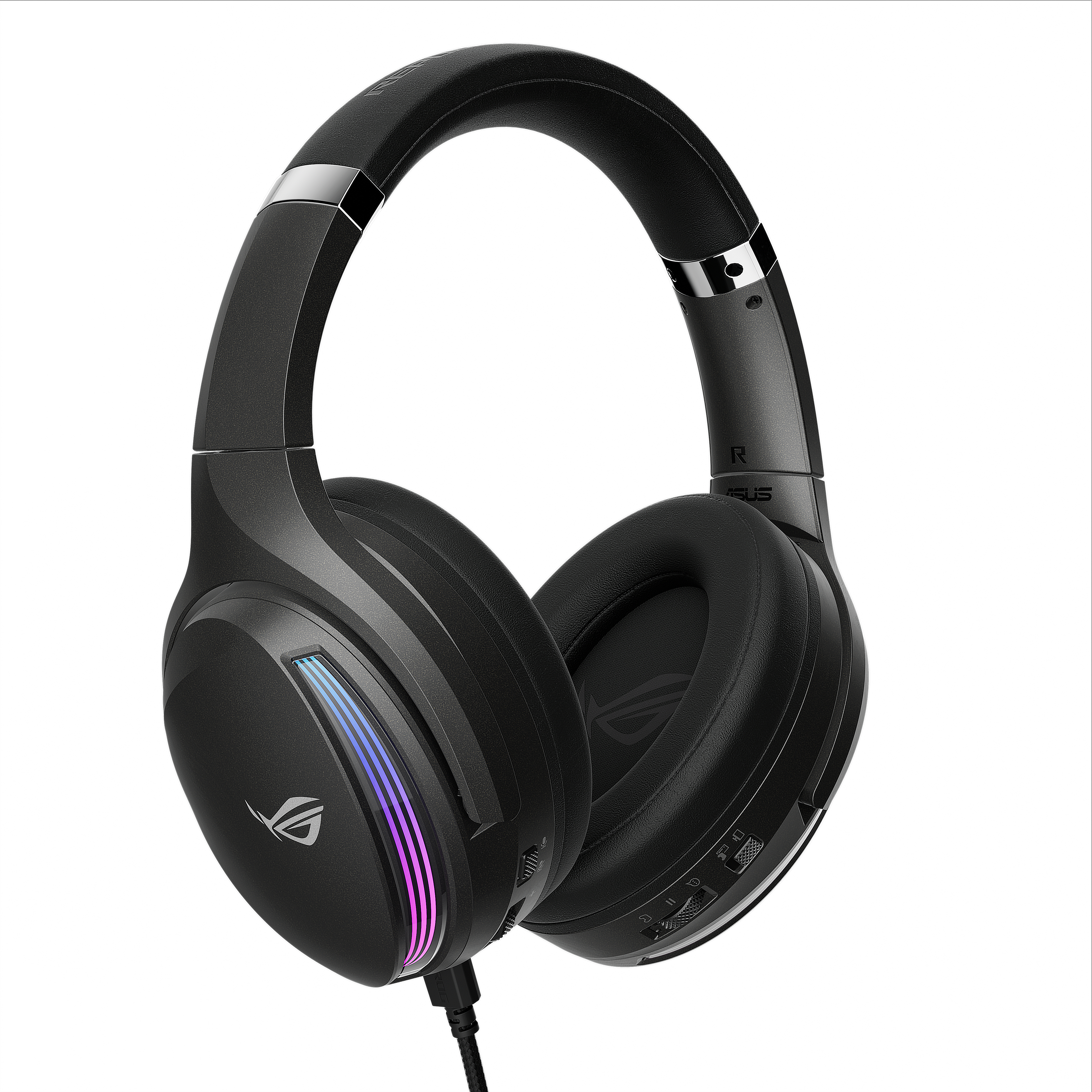 ASUS ROG Fusion II 500 Headset Ledningsført Spil USB Type-C Sort