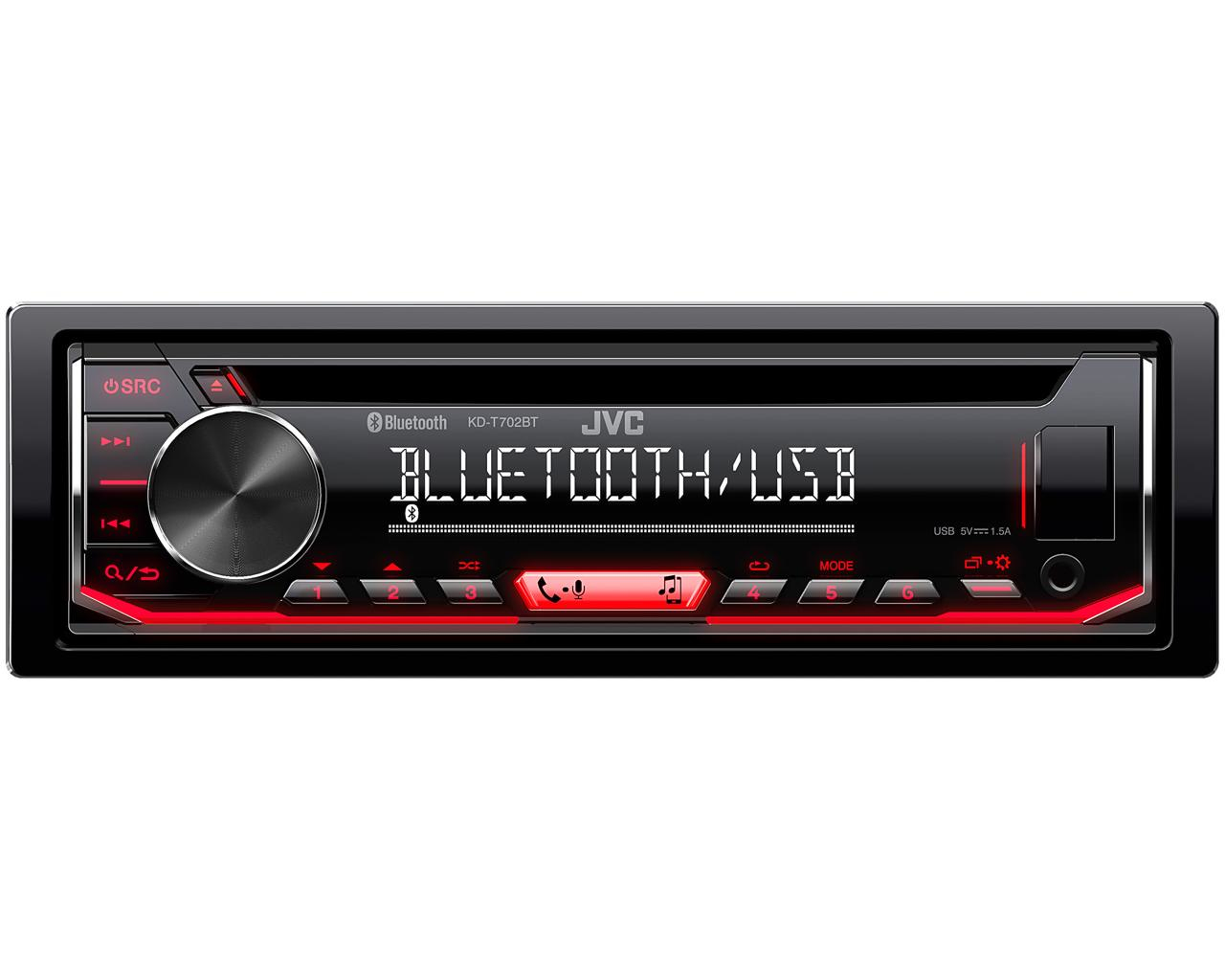 JVC KD-T702BT Sort 200 W Bluetooth
