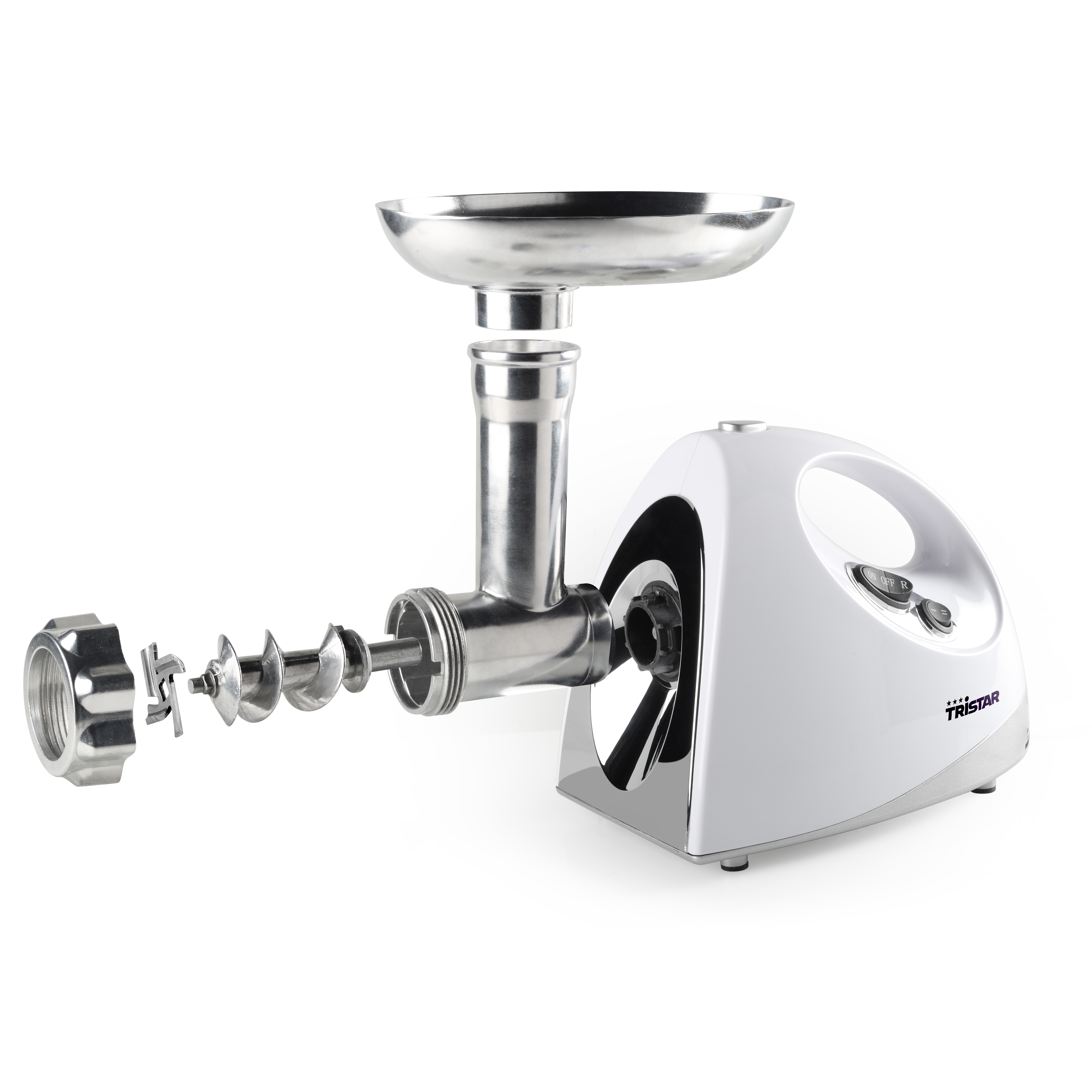 Tristar VM-4210 kødhakker 550 W Rustfrit stål, Hvid
