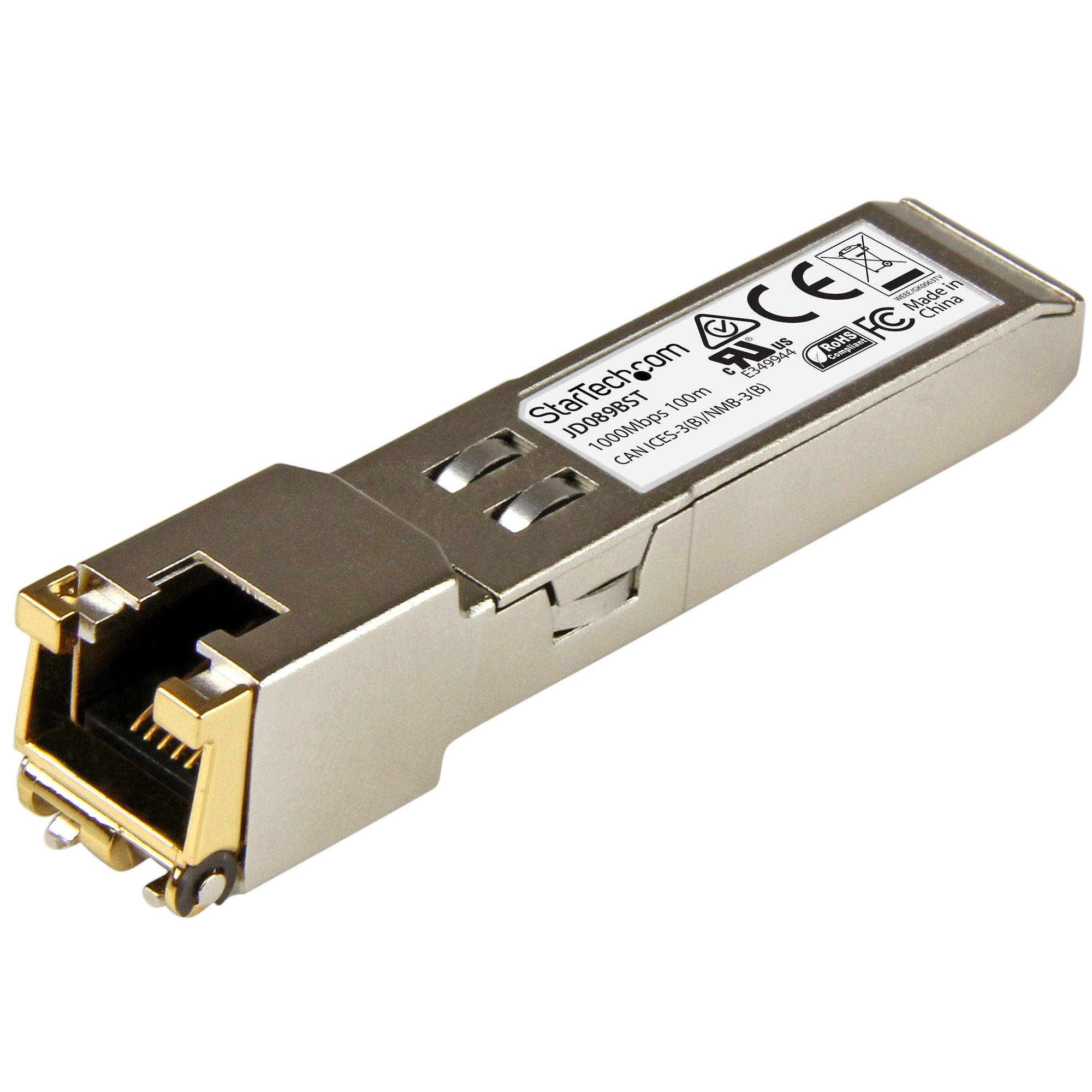 StarTech.com JD089BST modul til netværksmodtager Kobber 1000 Mbit/s SFP