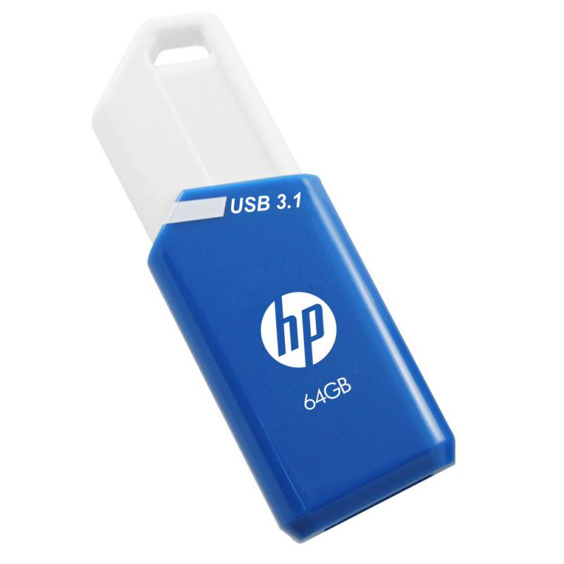 HP x755w USB-nøgle 64 GB USB Type-A 3.2 Gen 1 (3.1 Gen 1) Blå, Hvid