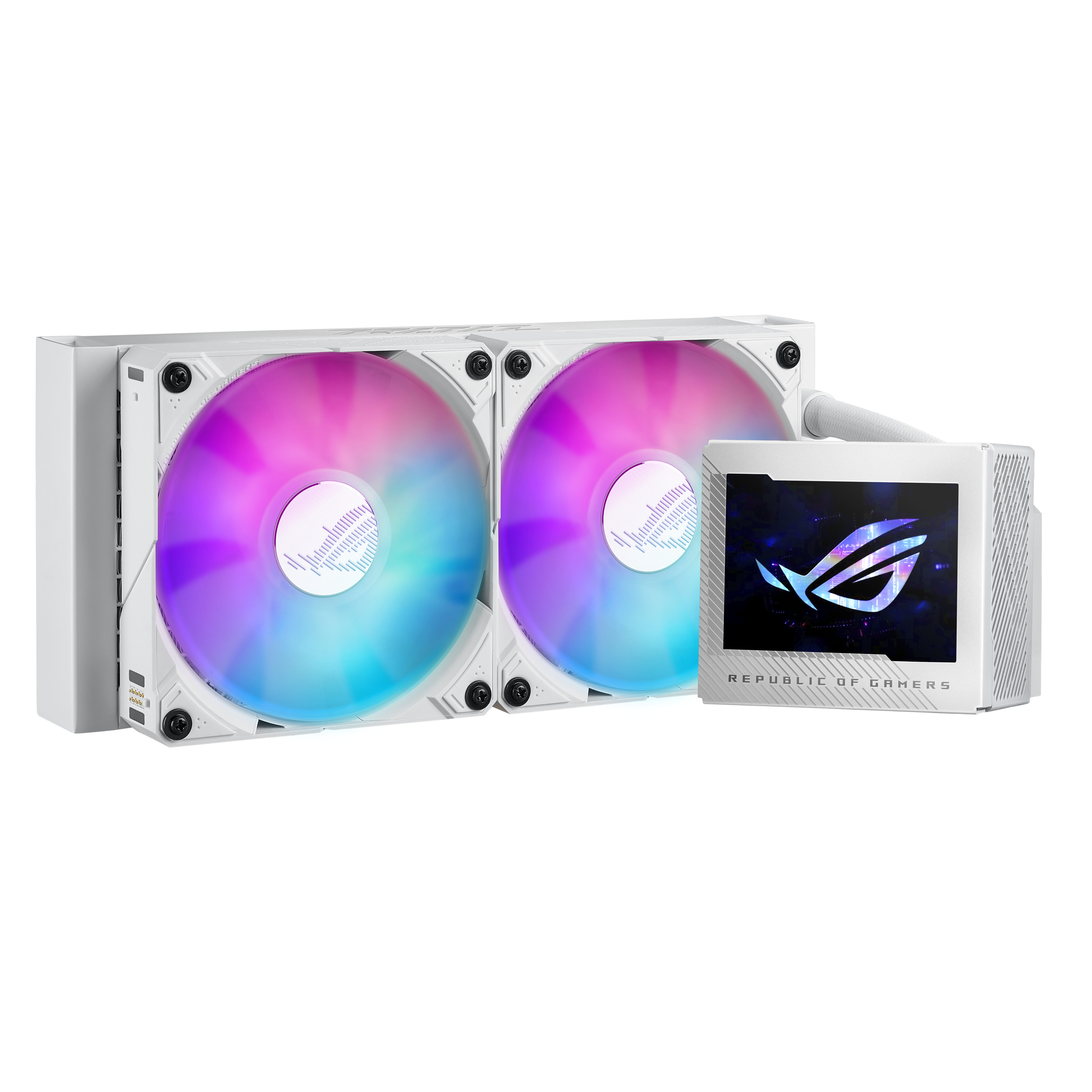 ASUS ROG RYUJIN III 240 ARGB White Edition Processor Alt-i-en væskekøler 12 cm Hvid 1 stk