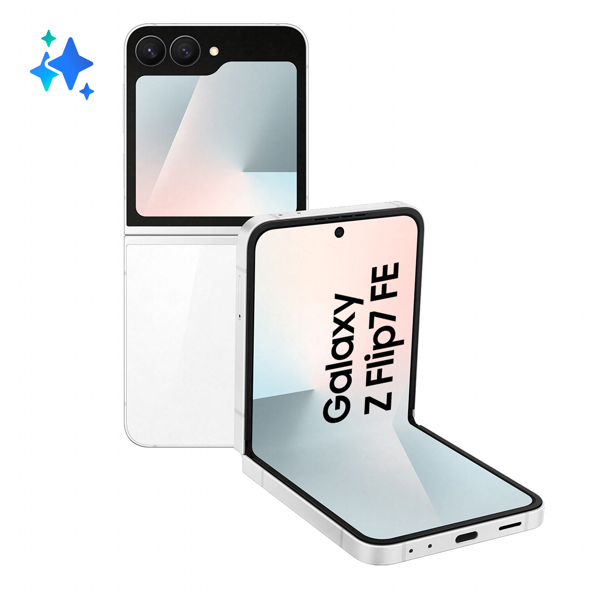Samsung Galaxy Z Flip7 FE 17 cm (6.7") 5G 8 GB 128 GB 4000 mAh Hvid