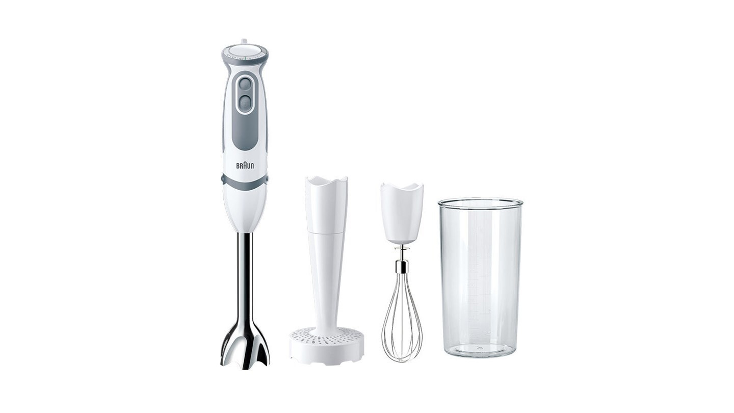 Braun MultiQuick 5 MQ 5207 WH Nedsænkning blender 1000 W Grå, Hvid