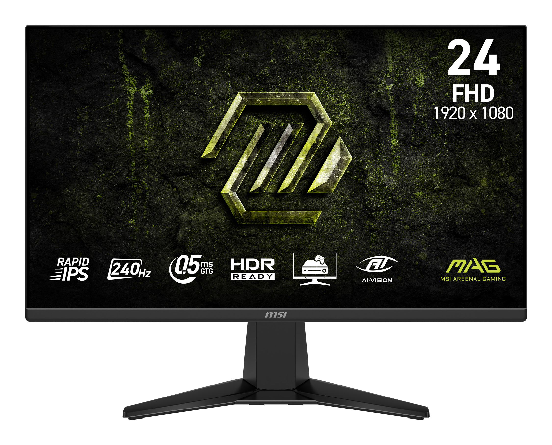 MSI MAG 245F X24 computerskærm 60,5 cm (23.8") 1920 x 1080 pixel Fuld HD LCD Sort