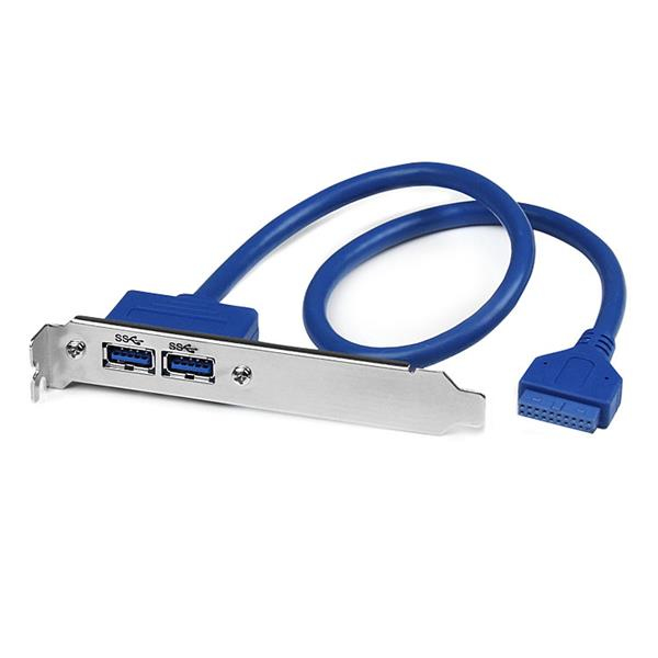 StarTech.com USB3SPLATE interface-kort/adapter Intern USB 3.2 Gen 1 (3.1 Gen 1)