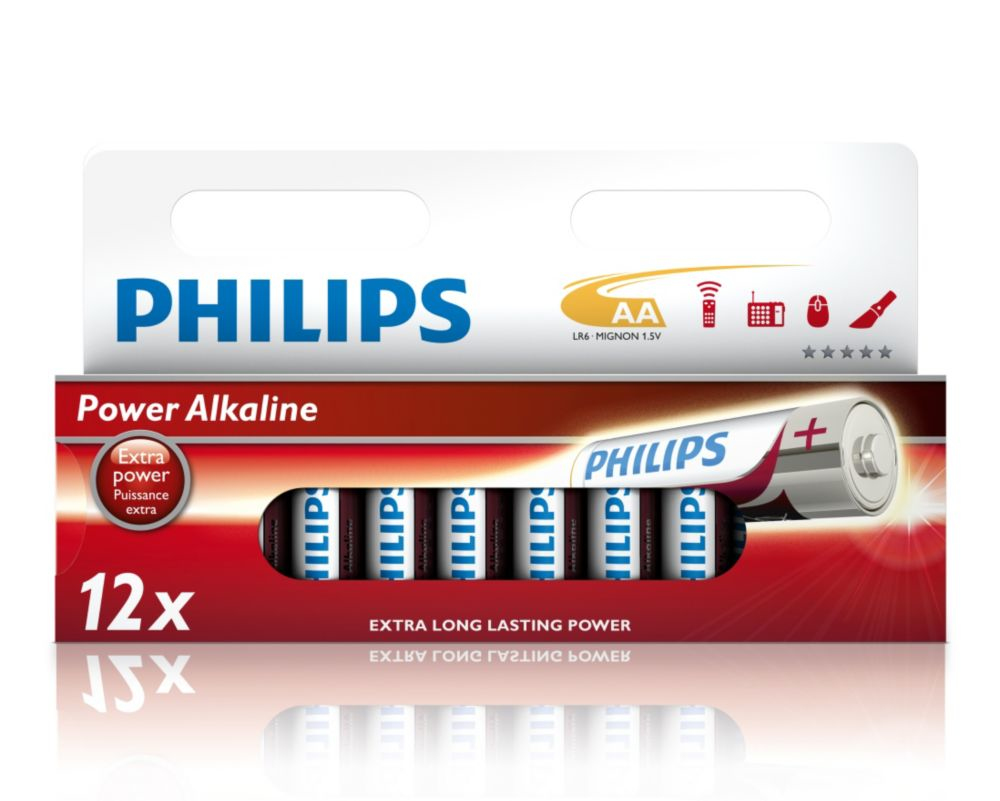 Philips Power Alkaline Batteri LR6P12W/10