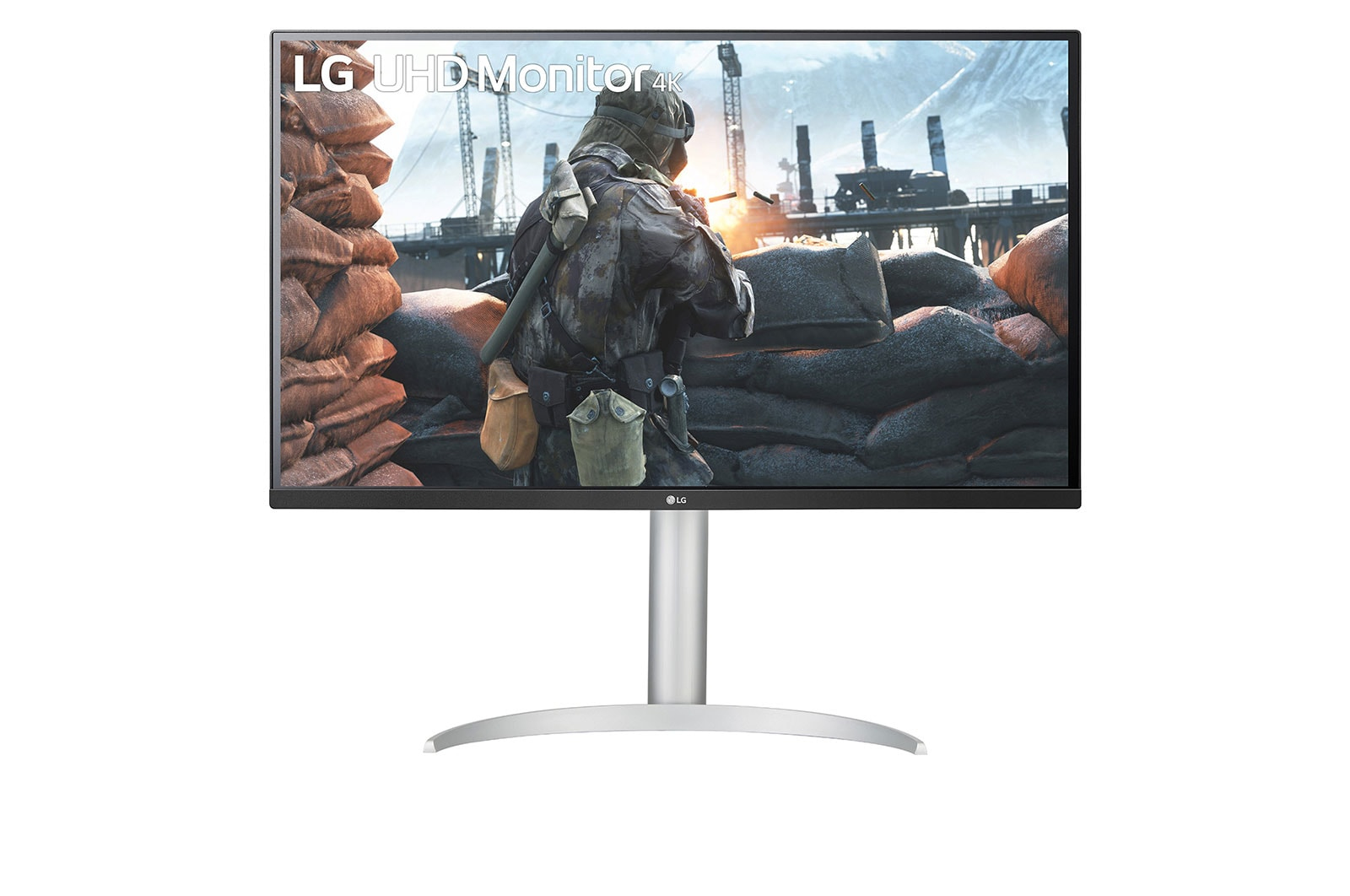 LG 27BP55U-B computerskærm 68,6 cm (27") 3840 x 2160 pixel 4K Ultra HD LED Sølv