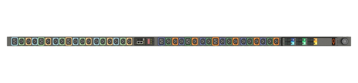 Vertiv Geist GU30010L strømforsyningsenhed (PDU) 36 AC stikkontakt(er) 0U Sort