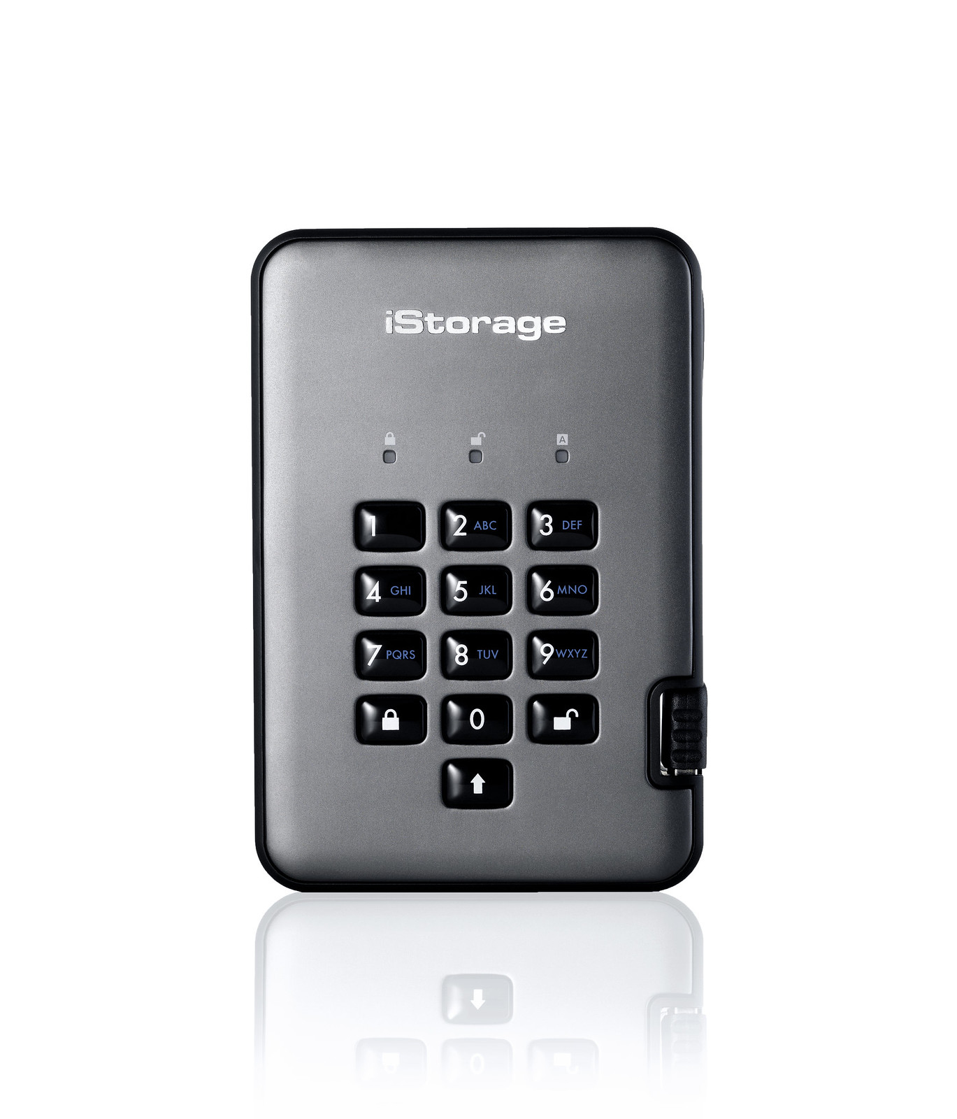 iStorage diskAshur PRO2 ekstern harddisk 5 TB 5400 rpm 2.5" USB Type-A 3.2 Gen 1 (3.1 Gen 1) Sort