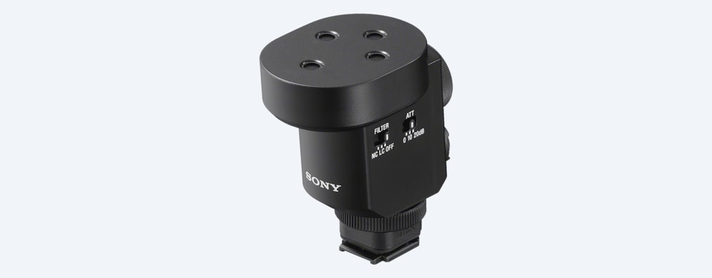 Sony ECM-M1 Sort Mikrofon til digitalkamera