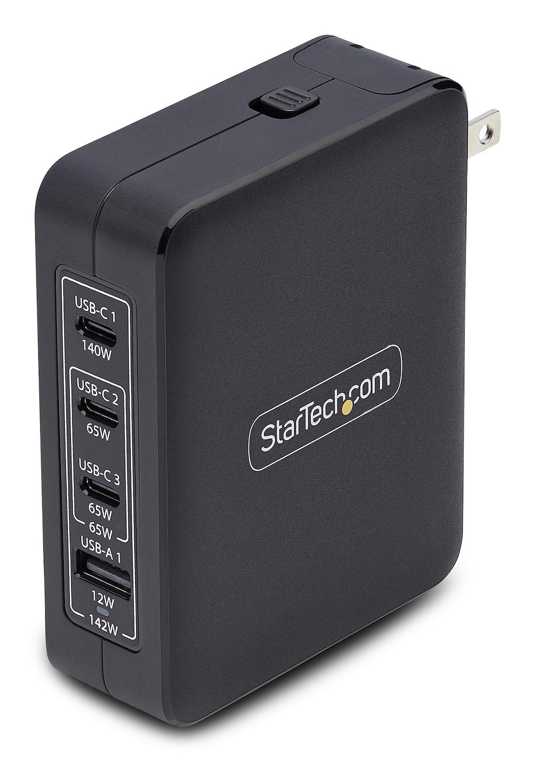 StarTech.com 3114GCU-WALL-CHARGER oplader til mobil enhed Universel Sort Vekselstrøm Hurtig opladning Indendørs