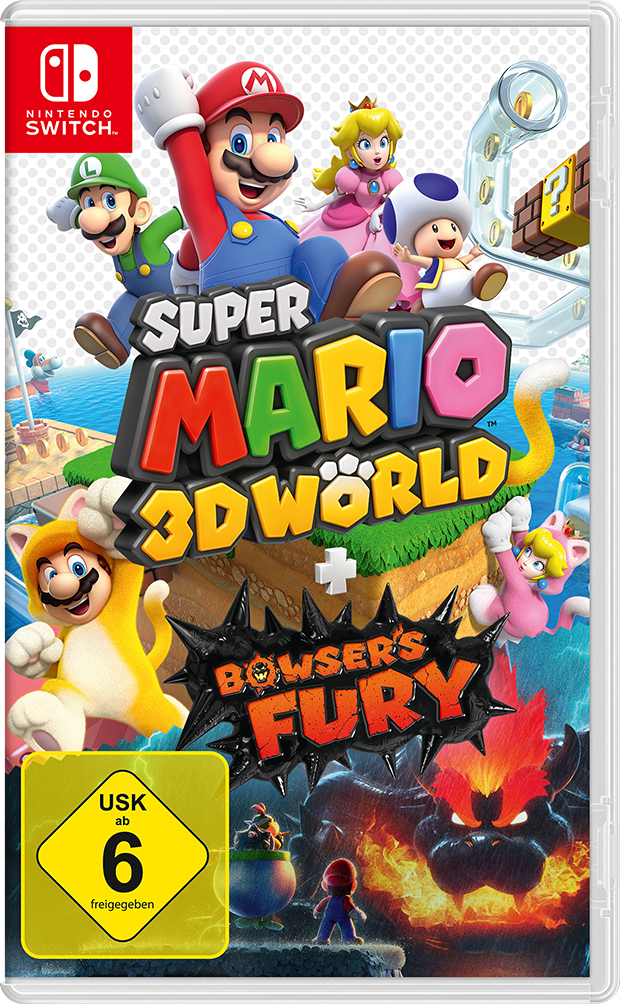 Nintendo Super Mario 3D World + Bowser's Fury Standard+DLC Tysk Nintendo Switch