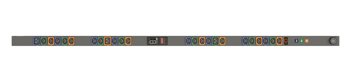 Vertiv Geist GU30001L strømforsyningsenhed (PDU) 24 AC stikkontakt(er) 0U Sort