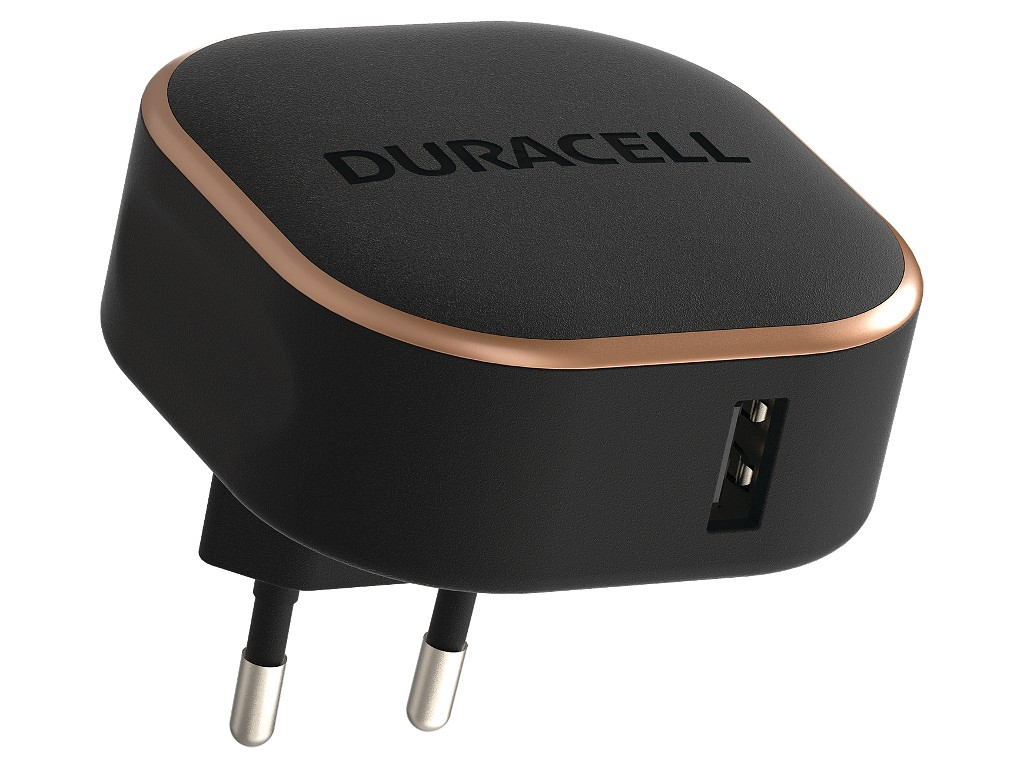 Duracell DRACUSB12-EU oplader til mobil enhed Sort