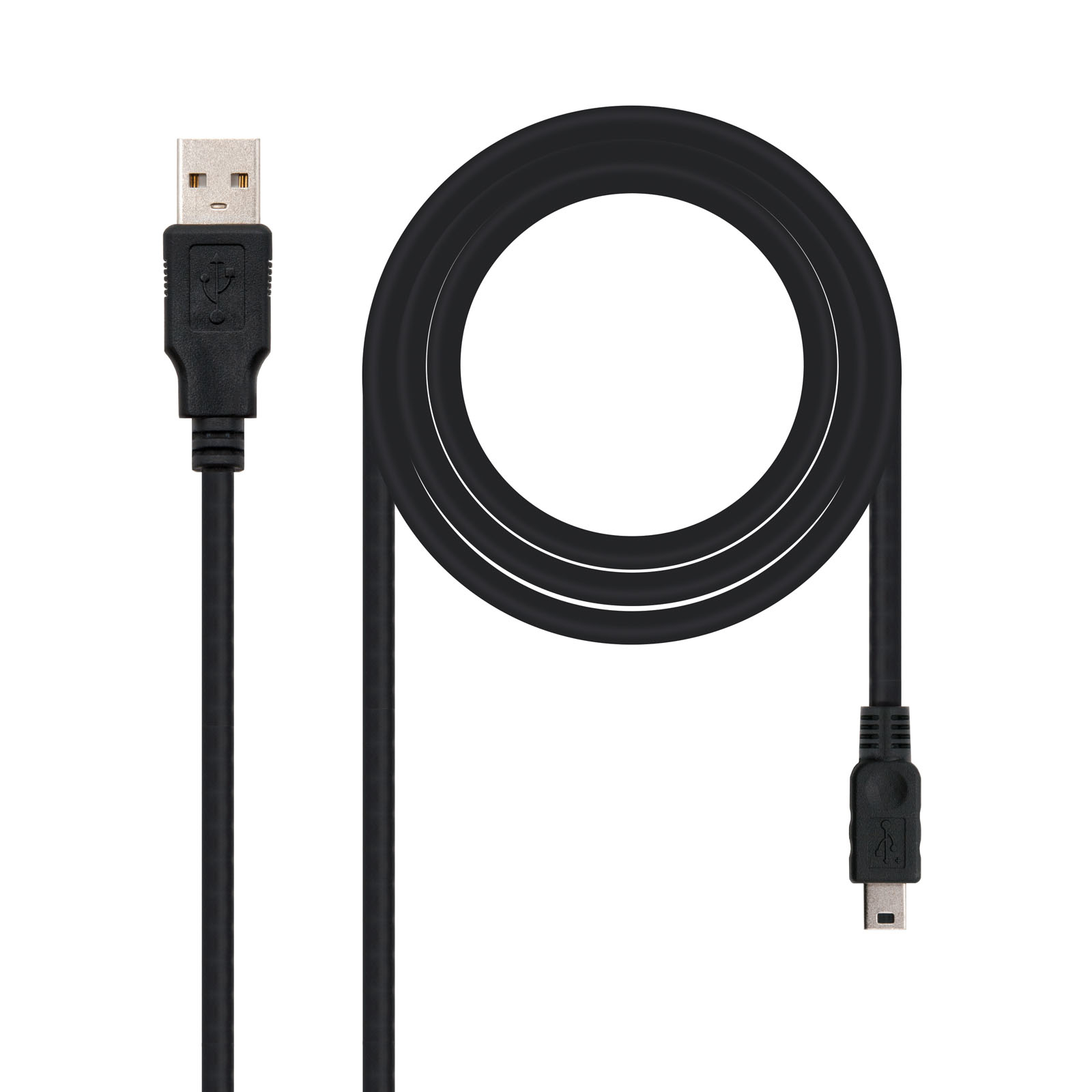 Nanocable 10.01.0403 USB-kabel USB 2.0 3 m USB A Mini-USB B Sort
