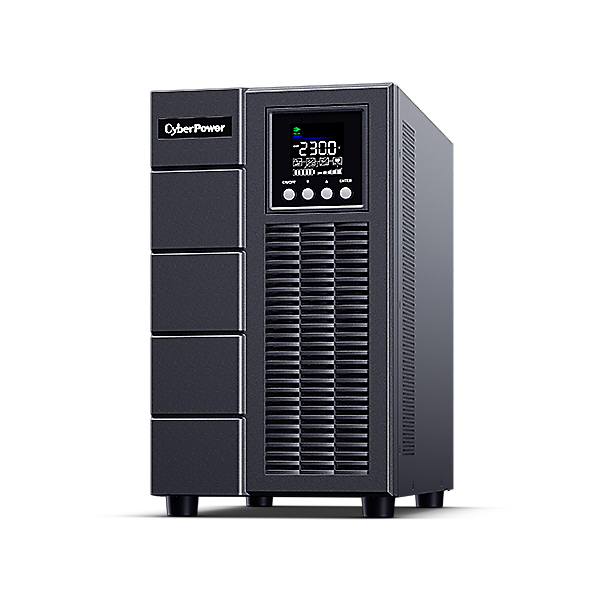 CyberPower OLS3000EA-DE UPS-enhed Dobbeltkonvertering (online) 3 kVA 2700 W 7 AC stikkontakt(er)