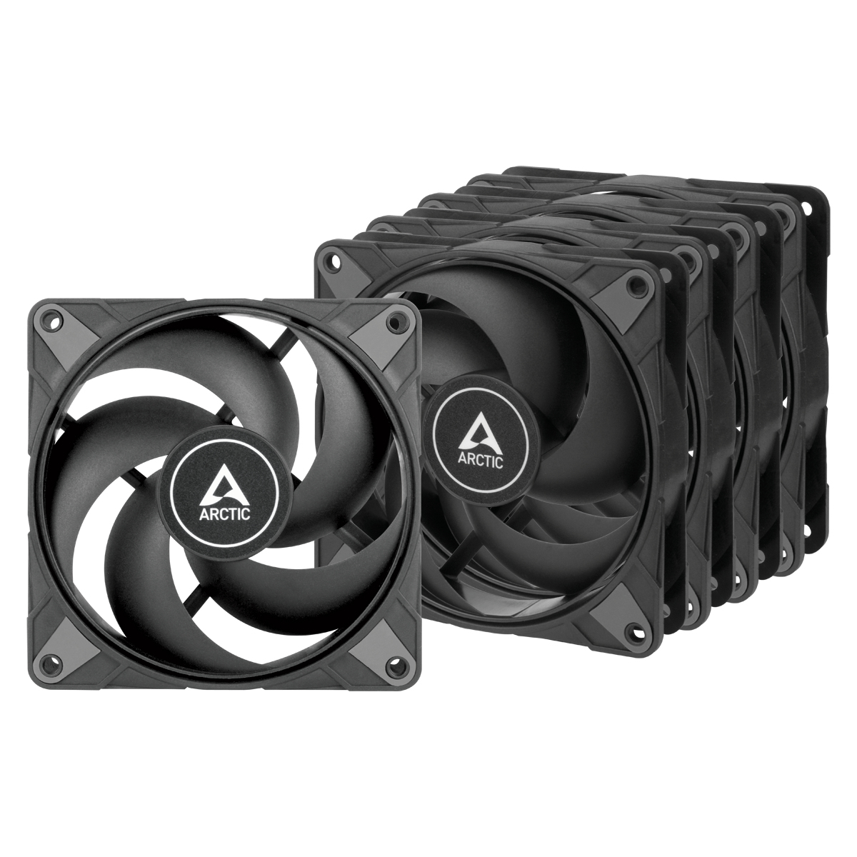 ARCTIC P12 Max Computerkabinet Ventilator 12 cm Sort 5 stk