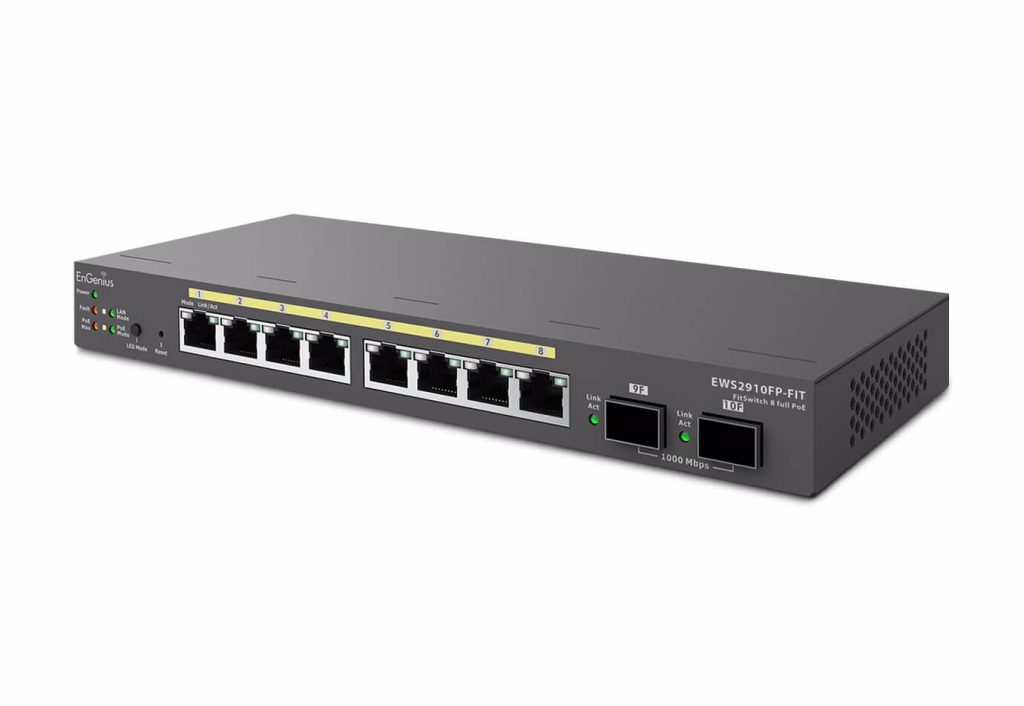 EnGenius EWS2910FP-FIT netværksswitch Administreret L2/L3 Gigabit Ethernet (10/100/1000) Strøm over Ethernet (PoE) Grå