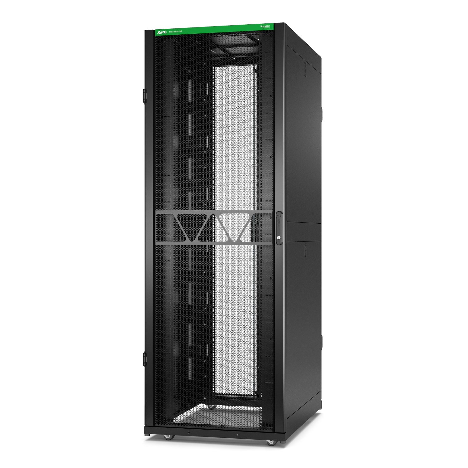 APC AR3155B2 stativ 45U Fritstående reol Sort