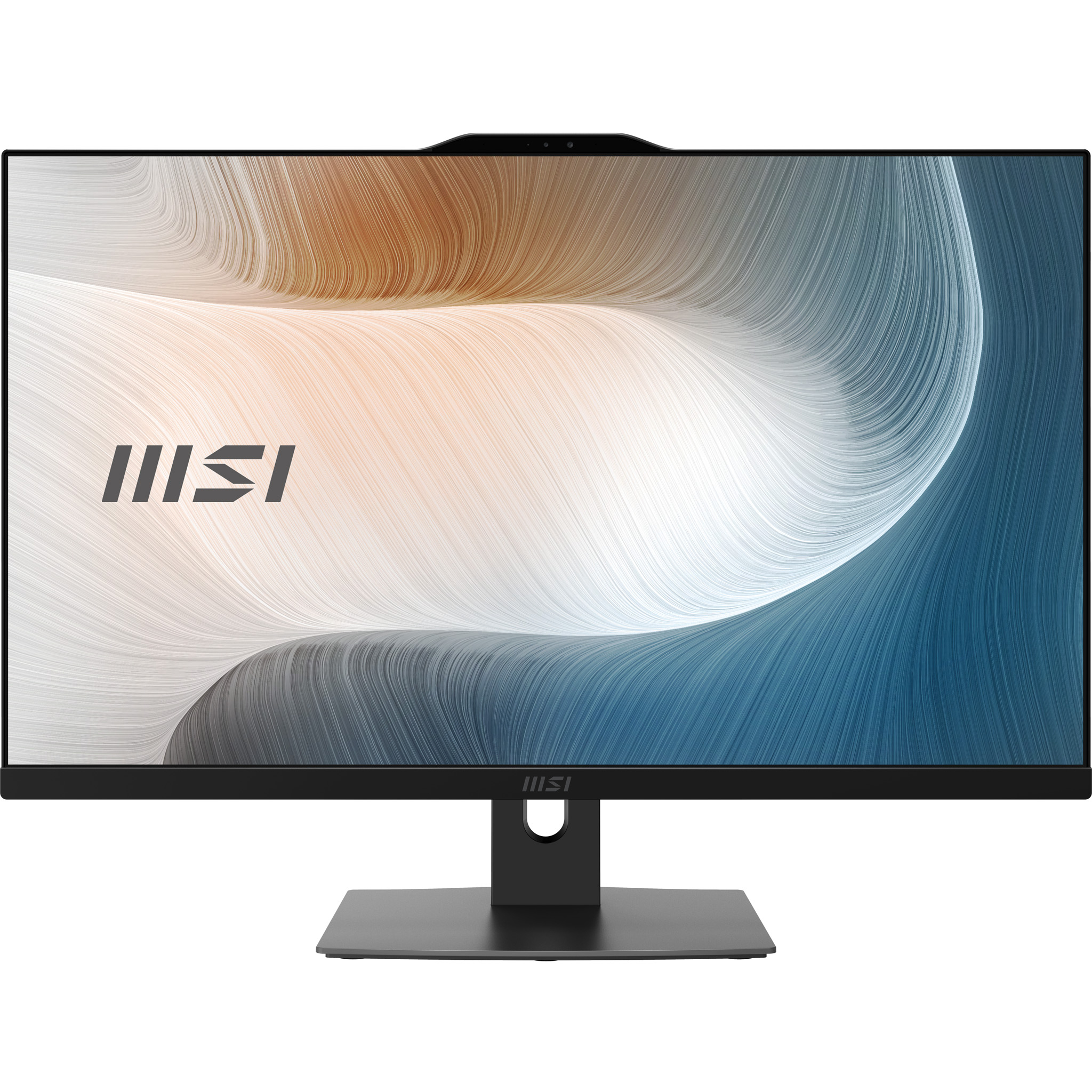 MSI Modern AM272P 12M-1259XAT Intel® Core™ i5 i5-1235U 68,6 cm (27") 1920 x 1080 pixel All-in-One PC 16 GB DDR4-SDRAM 512 GB SSD Wi-Fi 6E (802.11ax) Sort