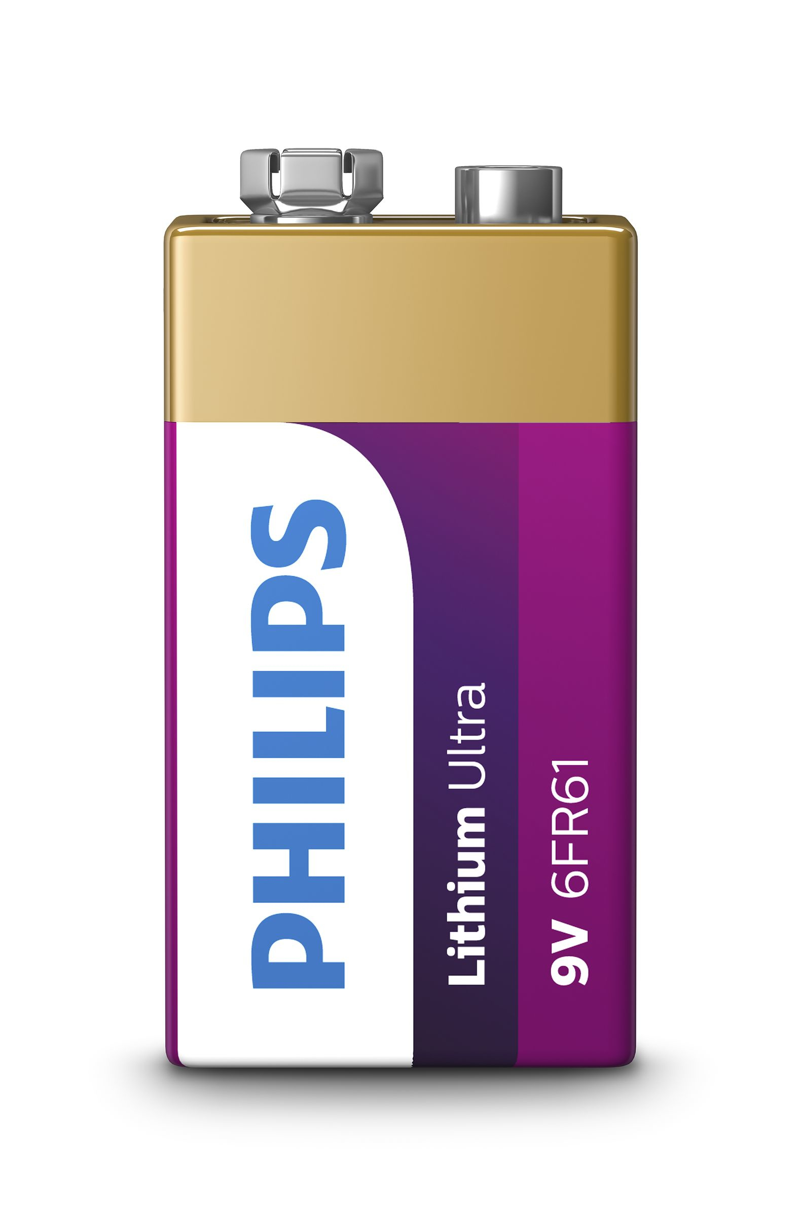 Philips Lithium Ultra Batteri 6FR61LB1A/10