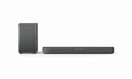 Philips TAB5309/10 SoundBar højttaler Grå 2.1 kanaler 120 W