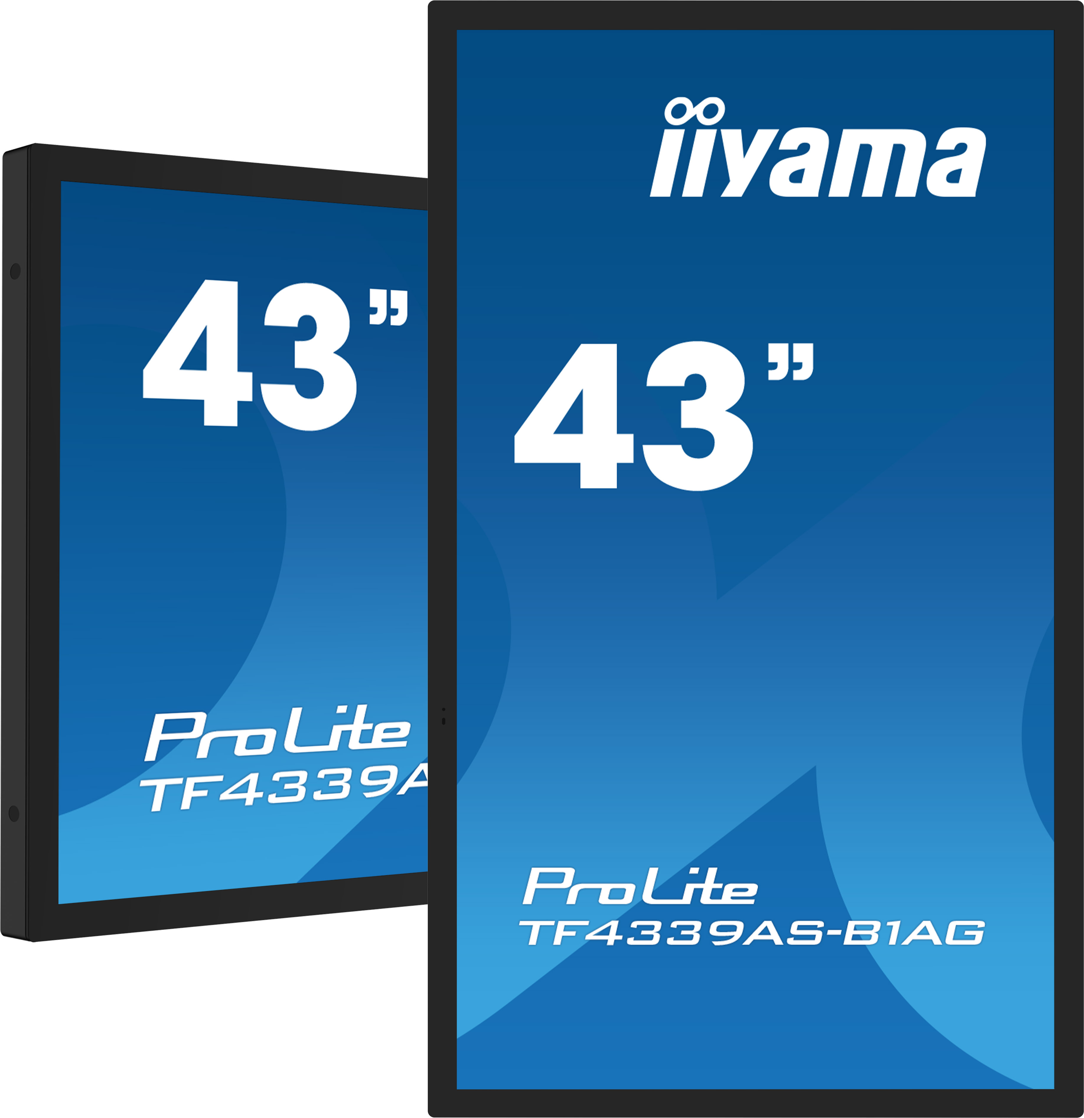 iiyama TF4339AS-B1AG skilte display Digital fladpaneldisplay 108 cm (42.5") LED 500 cd/m² 4K Ultra HD Sort Berøringsskærm Indbygget processer Android 24/7