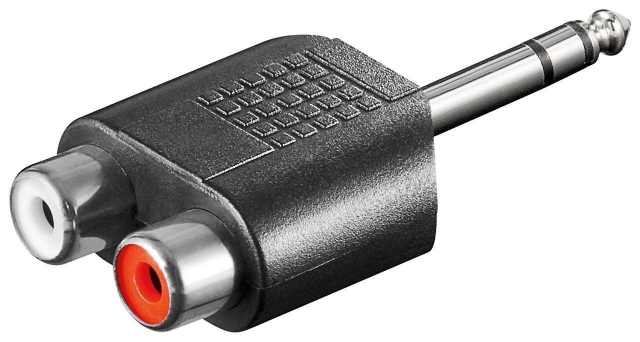 Microconnect AUDANH kabel kønsskifter 6.35mm 2 x RCA