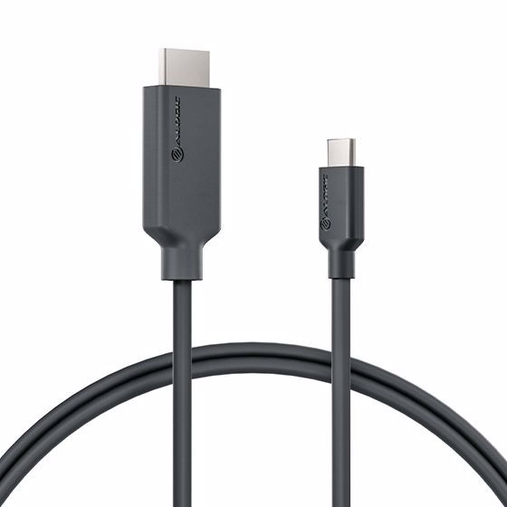 ALOGIC EL2UCHD-02 videokabel adapter 2 m USB Type-C HDMI Sort