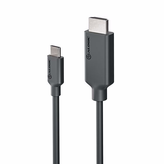 ALOGIC EL2UCHD-02 videokabel adapter 2 m USB Type-C HDMI Sort