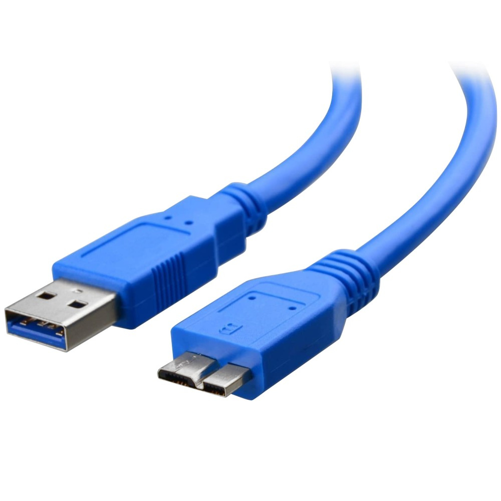 Techly 0.5m USB 3.0 A-Micro B M/M USB-kabel USB 3.2 Gen 1 (3.1 Gen 1) 0,5 m USB A Micro-USB B Blå