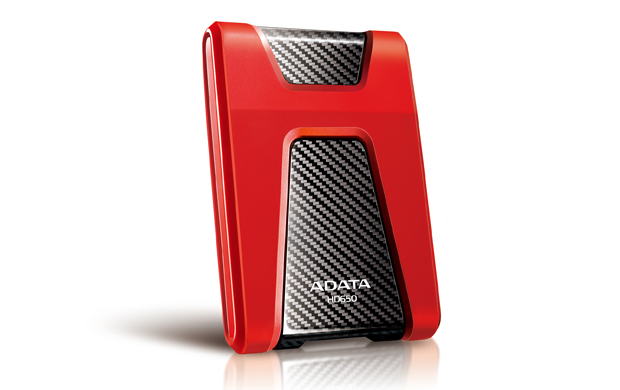 ADATA DashDrive Durable HD650 ekstern harddisk 1 TB 2.5" USB 3.2 Gen 1 (3.1 Gen 1) Rød
