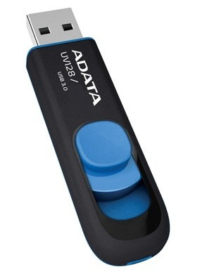 ADATA 64GB DashDrive UV128 USB-nøgle USB Type-A 3.2 Gen 1 (3.1 Gen 1) Sort, Blå