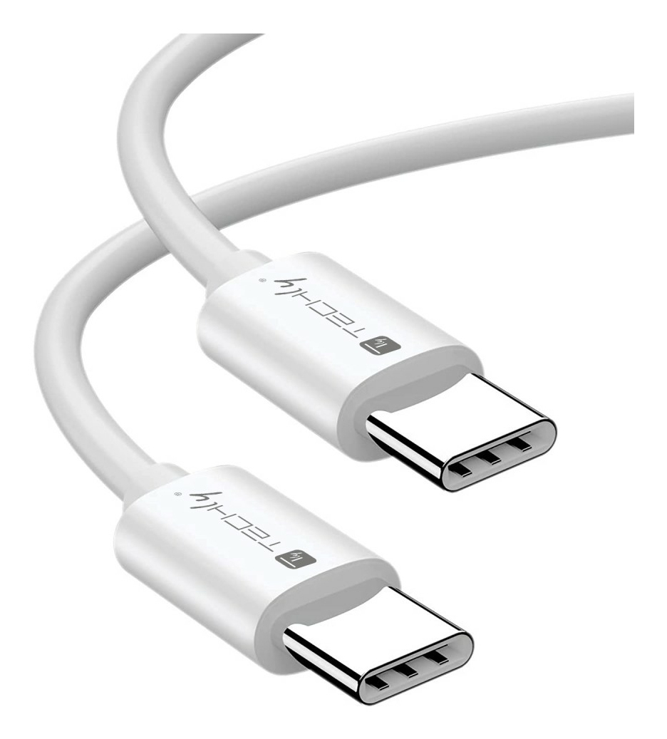 Techly ICOC-MU4-20G240W2 USB-kabel USB4 Gen 2x2 2 m USB C Hvid