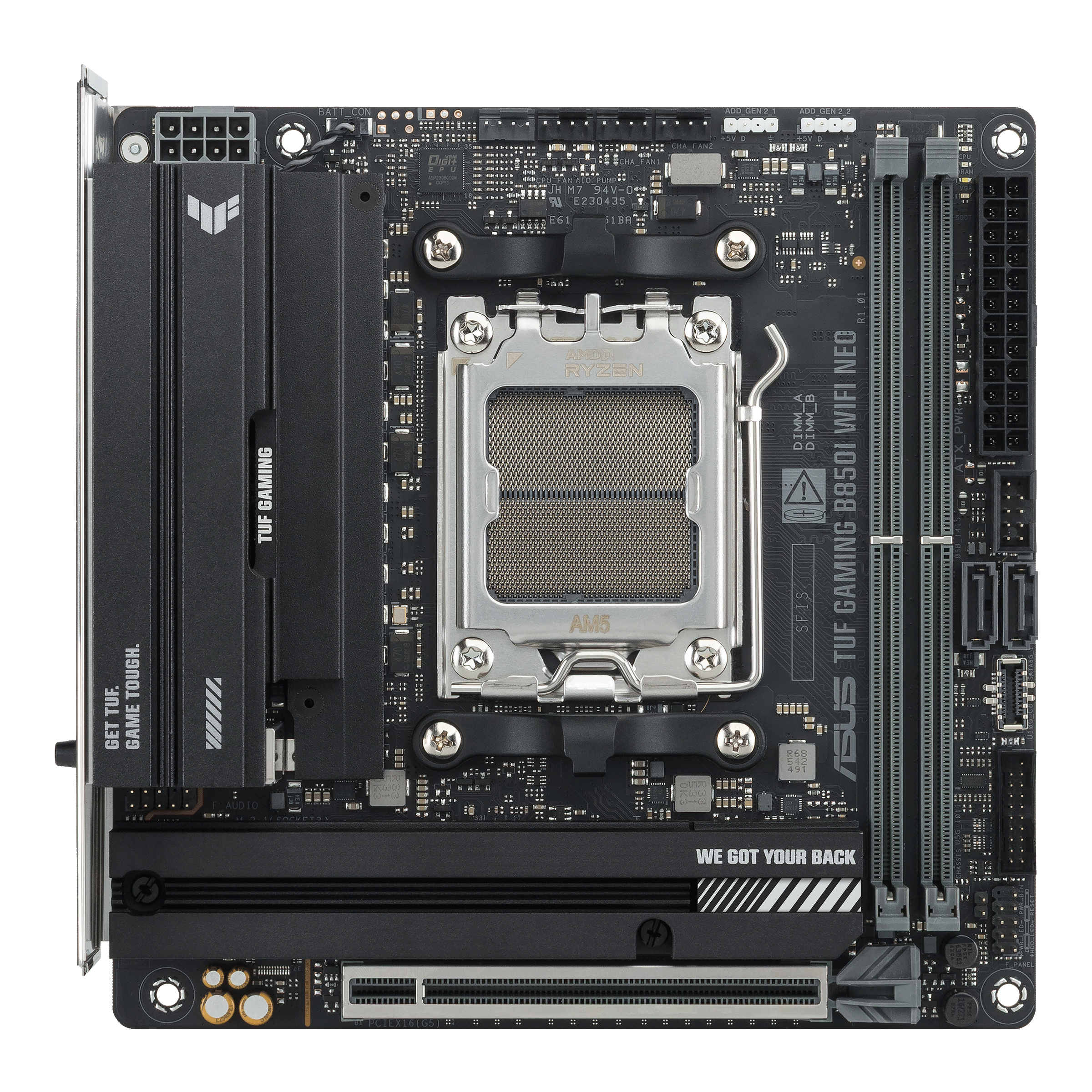 ASUS TUF GAMING B850I WIFI NEO AMD B850 Sokkel AM5 mini ITX