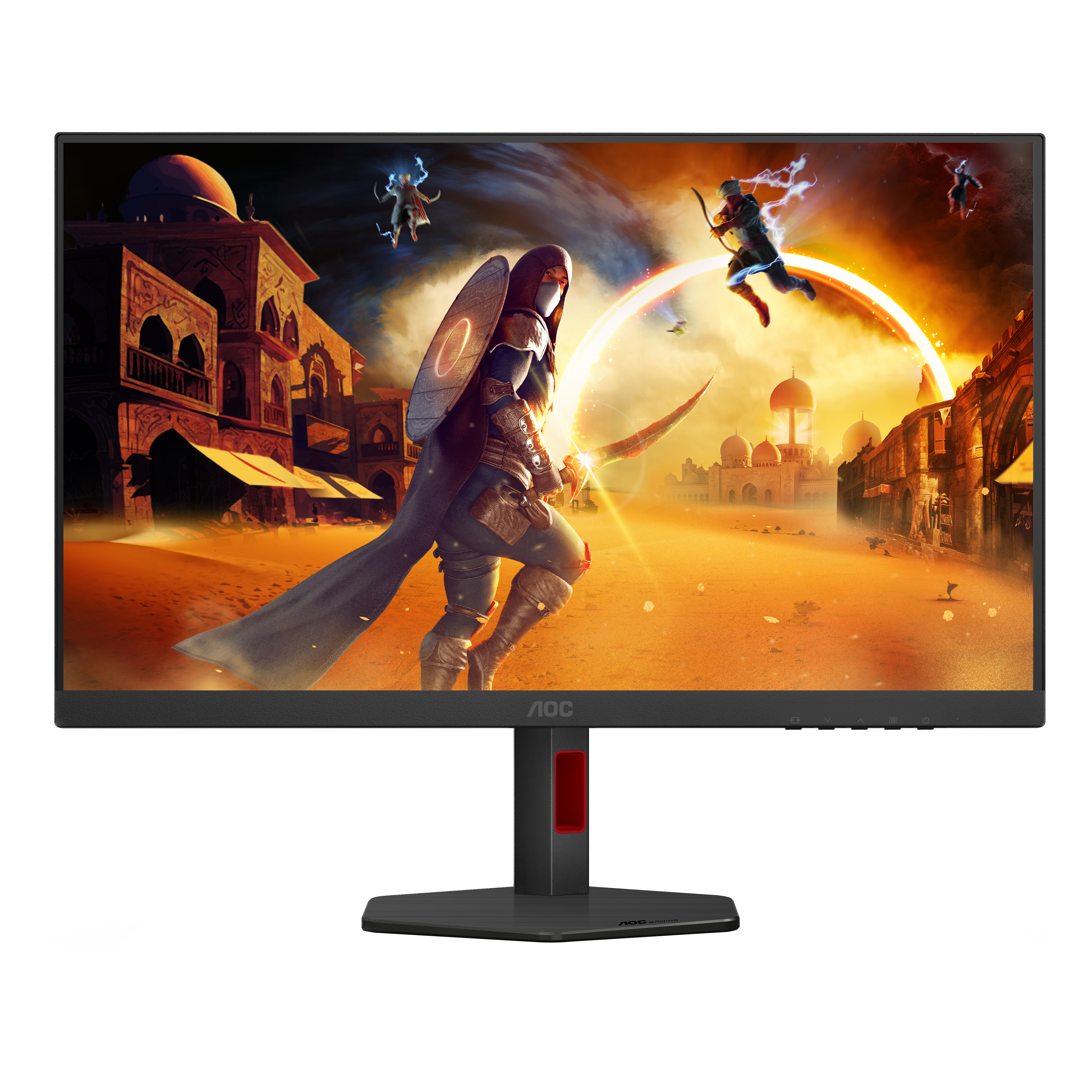 AOC G4 U27G4R computerskærm 68,6 cm (27") 3840 x 2160 pixel Quad HD LED Sort, Rød
