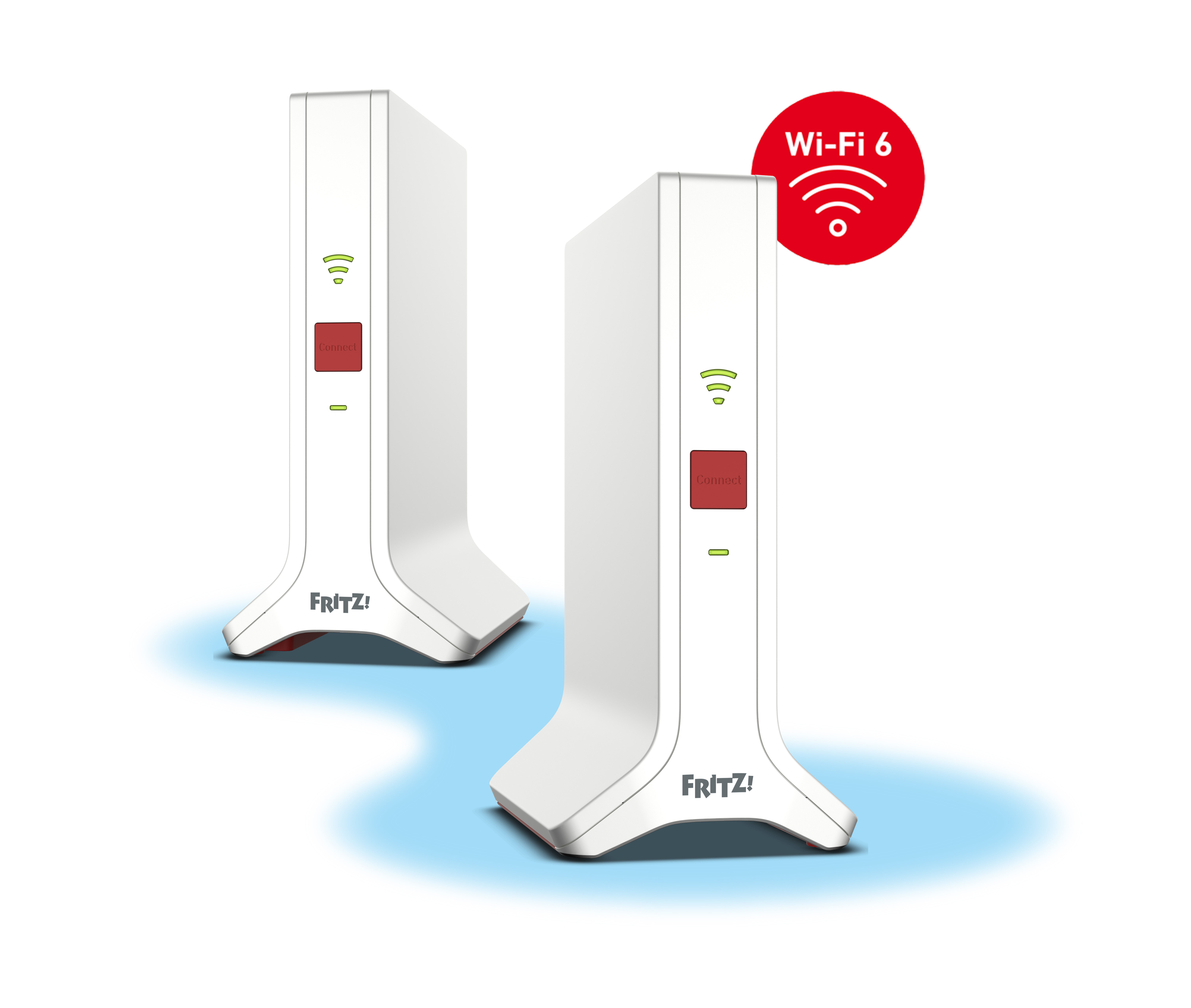 Mesh Set 4200 Dual-band (2,4 GHz / 5 GHz) Wi-Fi 6E (802.11ax) Rød, Hvid 2x2/4x4