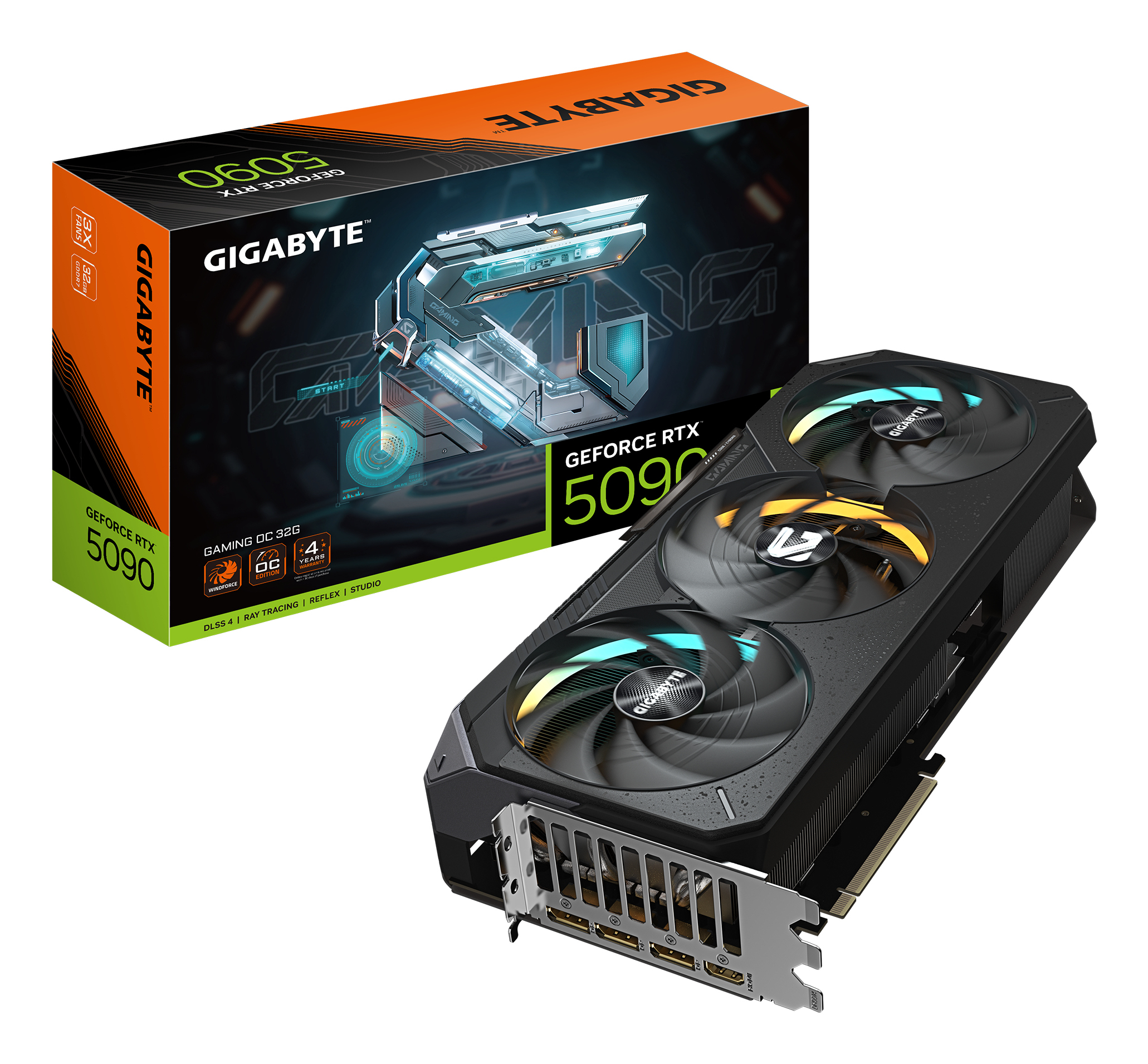 GIGABYTE GeForce RTX 5090 GAMING OC 32G NVIDIA 32 GB GDDR7