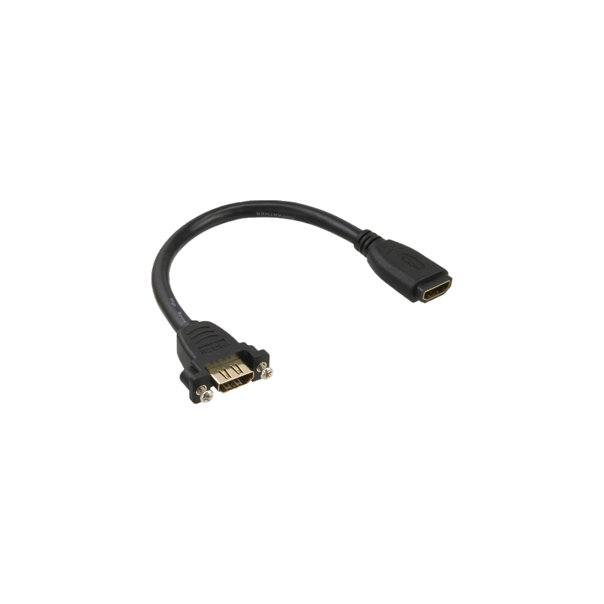 InLine 17600R HDMI-kabel 0,2 m HDMI Type A (Standard) Sort